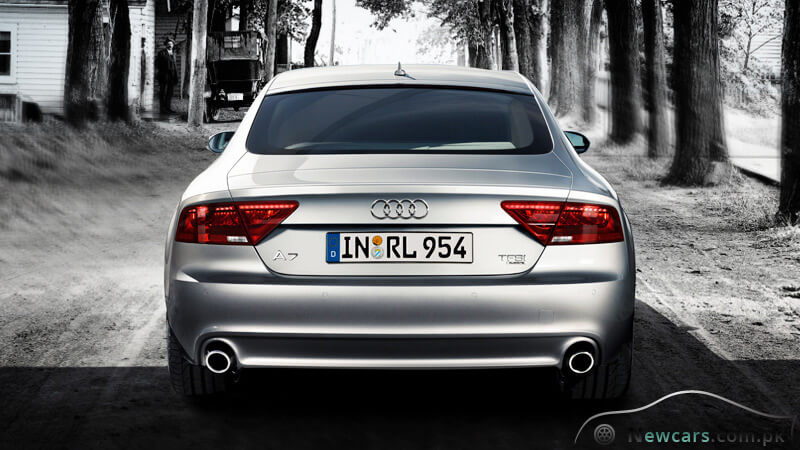 Audi A7 Back Side View