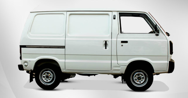 Suzuki Cargo Van White Color Full View Side