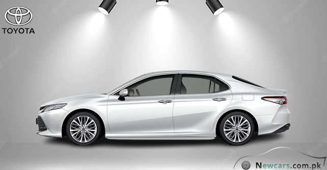 New Toyota Camry Hybrid Silver Color