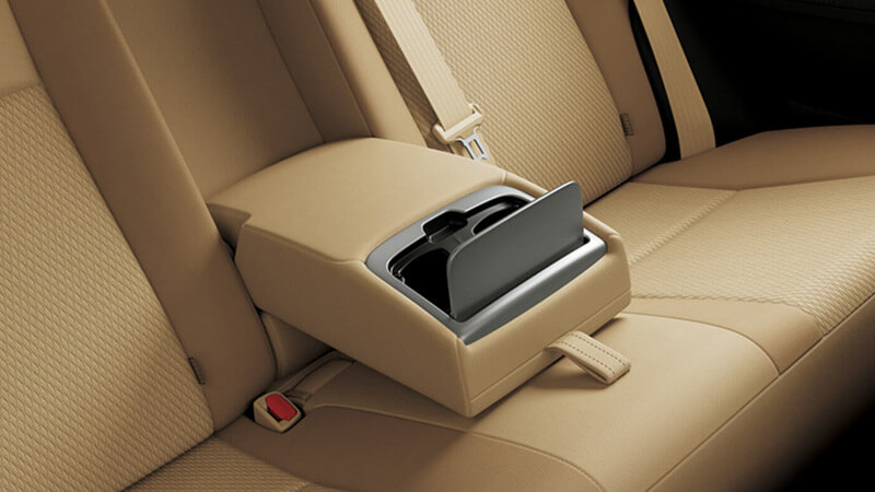 Toyota Corolla GLi 2019 Rear Armrest with Cup Holders