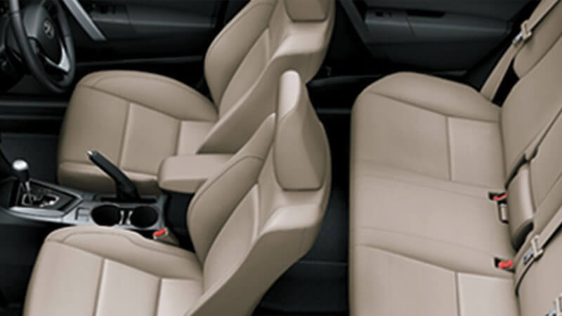 Toyota Corolla Gli Seats Interior