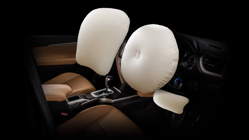 Toyota Fortuner 2018 Airbags