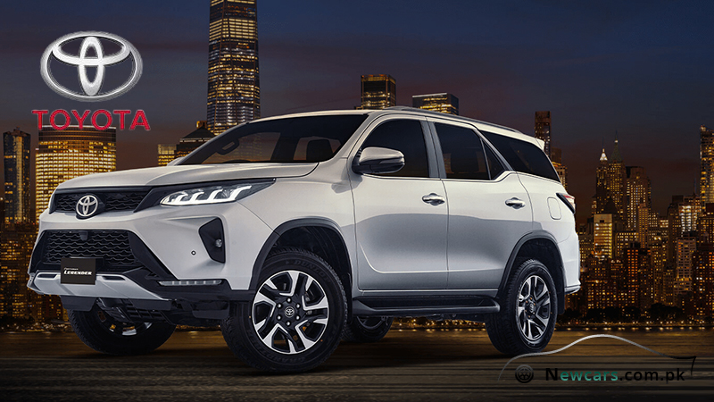 Toyota Fortuner 2023 Back Side View