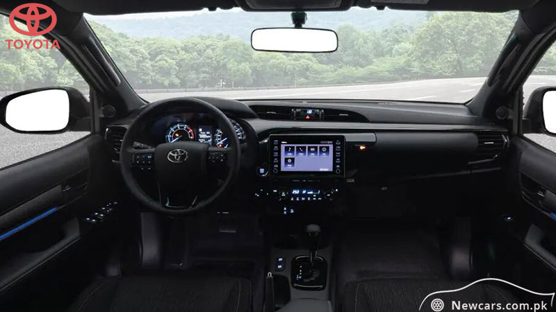 Toyota Hilux Dashboard View 2022