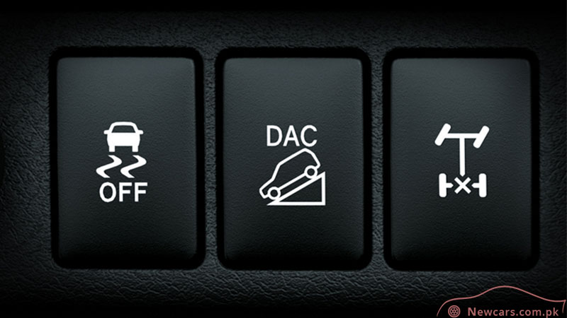 Toyota Hilux Stability Buttons