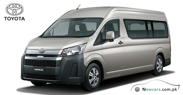 Toyota Hiace Grey Color Side View